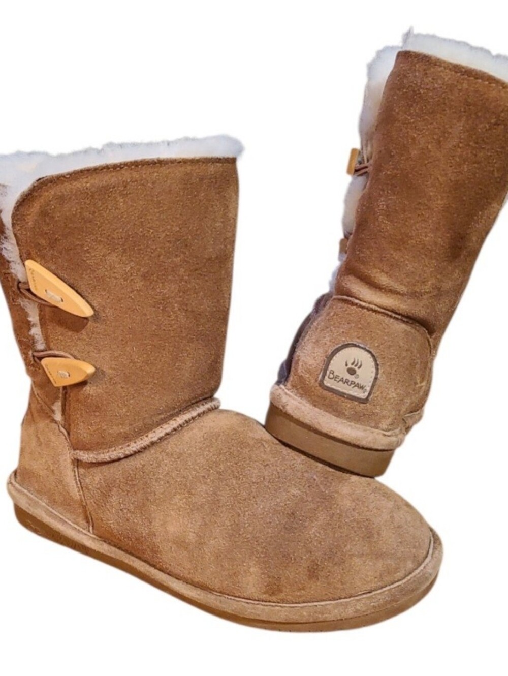 BEARPAW Women's Abigail Mid-Calf Suede Boots